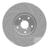 Dynamic Friction 2006-2021 Subaru WRX Front Left Drilled & Slotted Geoperformance Rotor by Dynamic Friction Company 830-13035L