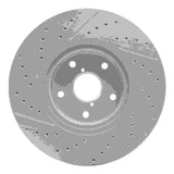 Dynamic Friction 2006-2021 Subaru Outback Front Right Drilled & Slotted Geoperformance Rotor by Dynamic Friction Company 830-13035R