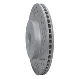 Dynamic Friction 2017-2023 Subaru Crosstrek Front Right Drilled & Slotted Geoperformance Rotor by Dynamic Friction Company 830-13037R