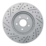 Dynamic Friction 2017-2023 Subaru Crosstrek Front Right Drilled & Slotted Geoperformance Rotor by Dynamic Friction Company 830-13037R