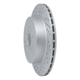Dynamic Friction 2017-2025 Subaru Brz Rear Left Drilled & Slotted Geoperformance Rotor by Dynamic Friction Company 830-13040L