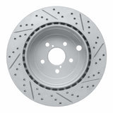 Dynamic Friction 2017-2025 Subaru Brz Rear Left Drilled & Slotted Geoperformance Rotor by Dynamic Friction Company 830-13040L
