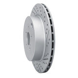 Dynamic Friction 2017-2025 Subaru Brz Rear Right Drilled & Slotted Geoperformance Rotor by Dynamic Friction Company 830-13040R