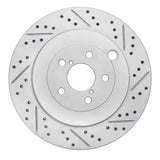 Dynamic Friction 2017-2025 Subaru Brz Rear Right Drilled & Slotted Geoperformance Rotor by Dynamic Friction Company 830-13040R