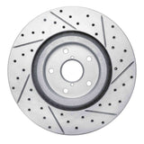 Dynamic Friction 2019-2023 Subaru Ascent Front Left Drilled & Slotted Geoperformance Rotor by Dynamic Friction Company 830-13043L