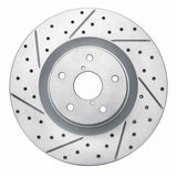 Dynamic Friction 2019-2023 Subaru Ascent Front Left Drilled & Slotted Geoperformance Rotor by Dynamic Friction Company 830-13043L