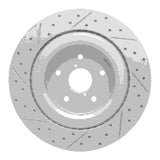 Dynamic Friction 2019-2025 Subaru Ascent Rear Right Drilled & Slotted Geoperformance Rotor by Dynamic Friction Company 830-13044R