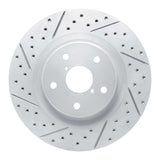 Dynamic Friction 2019-2024 Subaru Forester Front Left Drilled & Slotted Geoperformance Rotor by Dynamic Friction Company 830-13045L