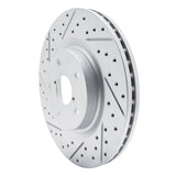 Dynamic Friction 2020-2025 Subaru WRX Front Left Drilled & Slotted Geoperformance Rotor by Dynamic Friction Company 830-13049L