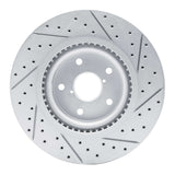 Dynamic Friction 2020-2025 Subaru WRX Front Left Drilled & Slotted Geoperformance Rotor by Dynamic Friction Company 830-13049L