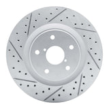 Dynamic Friction 2020-2025 Subaru WRX Front Left Drilled & Slotted Geoperformance Rotor by Dynamic Friction Company 830-13049L