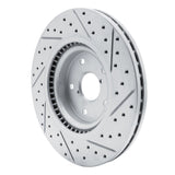 Dynamic Friction 2020-2025 Subaru WRX Front Left Drilled & Slotted Geoperformance Rotor by Dynamic Friction Company 830-13049L