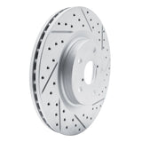 Dynamic Friction 2020-2025 Subaru Forester Front Right Drilled & Slotted Geoperformance Rotor by Dynamic Friction Company 830-13049R