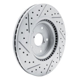 Dynamic Friction 2020-2025 Subaru Forester Front Right Drilled & Slotted Geoperformance Rotor by Dynamic Friction Company 830-13049R
