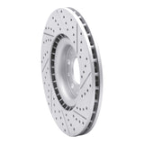 Dynamic Friction 2017-2025 Alfa Romeo Stelvio Front Left Drilled & Slotted Geoperformance Rotor by Dynamic Friction Company 830-16012L