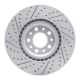 Dynamic Friction 2017-2025 Alfa Romeo Stelvio Front Right Drilled & Slotted Geoperformance Rotor by Dynamic Friction Company 830-16012R