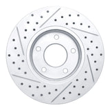 R1 Concepts 1997-2003 Jaguar Vanden Plas Front Right Drilled & Slotted Geoperformance Rotor by R1 Concepts 830-20010R