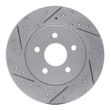 R1 Concepts 2001-2008 Ford Mondeo (Mexico) Rear Left Drilled & Slotted Geoperformance Rotor by R1 Concepts 830-20013L