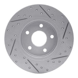 R1 Concepts 2001-2008 Ford Mondeo (Mexico) Rear Right Drilled & Slotted Geoperformance Rotor by R1 Concepts 830-20013R