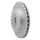 Dynamic Friction 2003-2005 Jaguar Super V8 Front Left Drilled & Slotted Geoperformance Rotor by Dynamic Friction Company 830-20014L