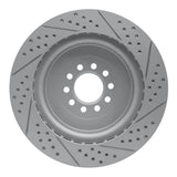 Dynamic Friction 2003-2005 Jaguar Super V8 Front Left Drilled & Slotted Geoperformance Rotor by Dynamic Friction Company 830-20014L