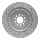 Dynamic Friction 2003-2005 Jaguar Xjr Front Right Drilled & Slotted Geoperformance Rotor by Dynamic Friction Company 830-20014R