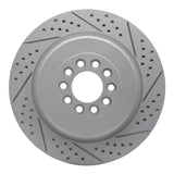 Dynamic Friction 2003-2005 Jaguar Xjr Front Right Drilled & Slotted Geoperformance Rotor by Dynamic Friction Company 830-20014R