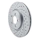 Dynamic Friction 2006-2010 Jaguar Xk Front Left Drilled & Slotted Geoperformance Rotor by Dynamic Friction Company 830-20019L