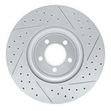 Dynamic Friction 2006-2010 Jaguar Xk Front Left Drilled & Slotted Geoperformance Rotor by Dynamic Friction Company 830-20019L