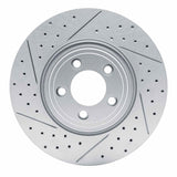 Dynamic Friction 2006-2010 Jaguar Xk Front Left Drilled & Slotted Geoperformance Rotor by Dynamic Friction Company 830-20019L