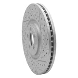 Dynamic Friction 2010-2024 Jaguar F-Type Front Right Drilled & Slotted Geoperformance Rotor by Dynamic Friction Company 830-20026R