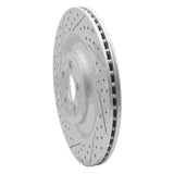 Dynamic Friction 2010-2024 Jaguar F-Type Rear Left Drilled & Slotted Geoperformance Rotor by Dynamic Friction Company 830-20027L