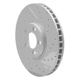Dynamic Friction 2003-2005 Jaguar Xj8 Front Left Drilled & Slotted Geoperformance Rotor by Dynamic Friction Company 830-20030L
