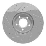 Dynamic Friction 2003-2005 Jaguar Xj8 Front Left Drilled & Slotted Geoperformance Rotor by Dynamic Friction Company 830-20030L