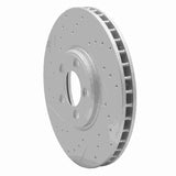 Dynamic Friction 2003-2005 Jaguar S-Type Front Right Drilled & Slotted Geoperformance Rotor by Dynamic Friction Company 830-20030R
