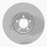 Dynamic Friction 2003-2005 Jaguar S-Type Front Right Drilled & Slotted Geoperformance Rotor by Dynamic Friction Company 830-20030R