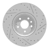 Dynamic Friction 2017-2020 Jaguar Xf Front Left Drilled & Slotted Geoperformance Rotor by Dynamic Friction Company 830-20031L