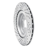 Dynamic Friction 2017-2020 Jaguar I-Pace Rear Right Drilled & Slotted Geoperformance Rotor by Dynamic Friction Company 830-20034R