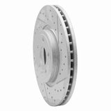 Dynamic Friction 2017-2019 Jaguar F-Pace Front Right Drilled & Slotted Geoperformance Rotor by Dynamic Friction Company 830-20038R