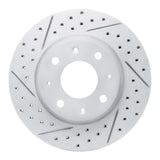 Dynamic Friction 2004-2009 Kia Spectra5 Front Left Drilled & Slotted Geoperformance Rotor by Dynamic Friction Company 830-21007L
