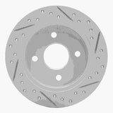 Dynamic Friction 2004-2009 Kia Spectra5 Rear Left Drilled & Slotted Geoperformance Rotor by Dynamic Friction Company 830-21008L