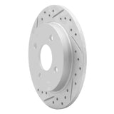Dynamic Friction 2004-2009 Kia Spectra5 Rear Left Drilled & Slotted Geoperformance Rotor by Dynamic Friction Company 830-21008L