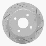 Dynamic Friction 2004-2009 Kia Spectra Rear Right Drilled & Slotted Geoperformance Rotor by Dynamic Friction Company 830-21008R