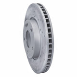 Dynamic Friction 2010-2013 Kia Forte Front Left Drilled & Slotted Geoperformance Rotor by Dynamic Friction Company 830-21011L