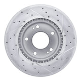 Dynamic Friction 2010-2013 Kia Forte Front Left Drilled & Slotted Geoperformance Rotor by Dynamic Friction Company 830-21011L