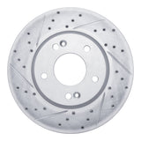 Dynamic Friction 2010-2013 Kia Forte Front Left Drilled & Slotted Geoperformance Rotor by Dynamic Friction Company 830-21011L