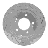 Dynamic Friction 2010-2013 Kia Forte Koup Rear Left Drilled & Slotted Geoperformance Rotor by Dynamic Friction Company 830-21013L