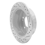 Dynamic Friction 2010-2013 Kia Forte Koup Rear Left Drilled & Slotted Geoperformance Rotor by Dynamic Friction Company 830-21013L