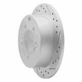 Dynamic Friction 2010-2013 Kia Soul Rear Right Drilled & Slotted Geoperformance Rotor by Dynamic Friction Company 830-21013R