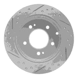Dynamic Friction 2010-2013 Kia Soul Rear Right Drilled & Slotted Geoperformance Rotor by Dynamic Friction Company 830-21013R